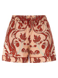 F.R.S. - FOR RESTLESS SLEEPERS Multicolor Silk Bermuda Shorts