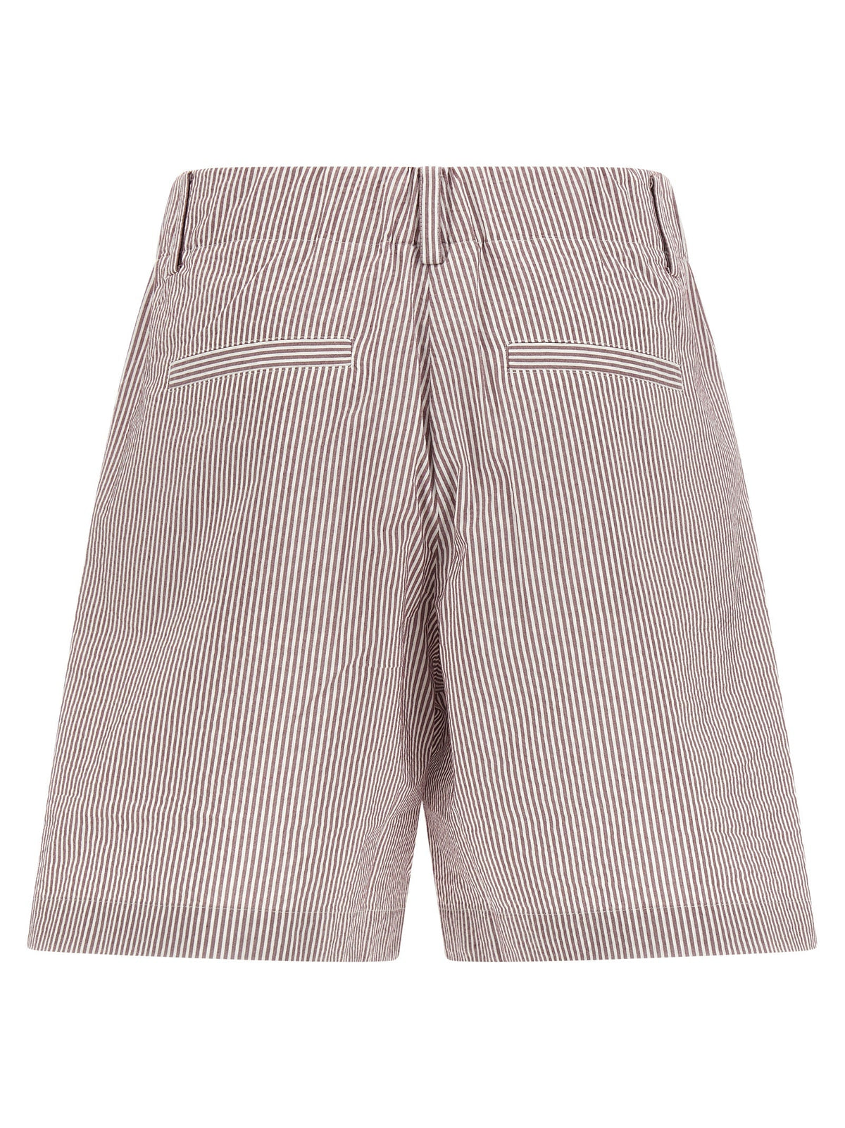 Brunello Cucinelli Multicolor Cotton Bermuda Shorts