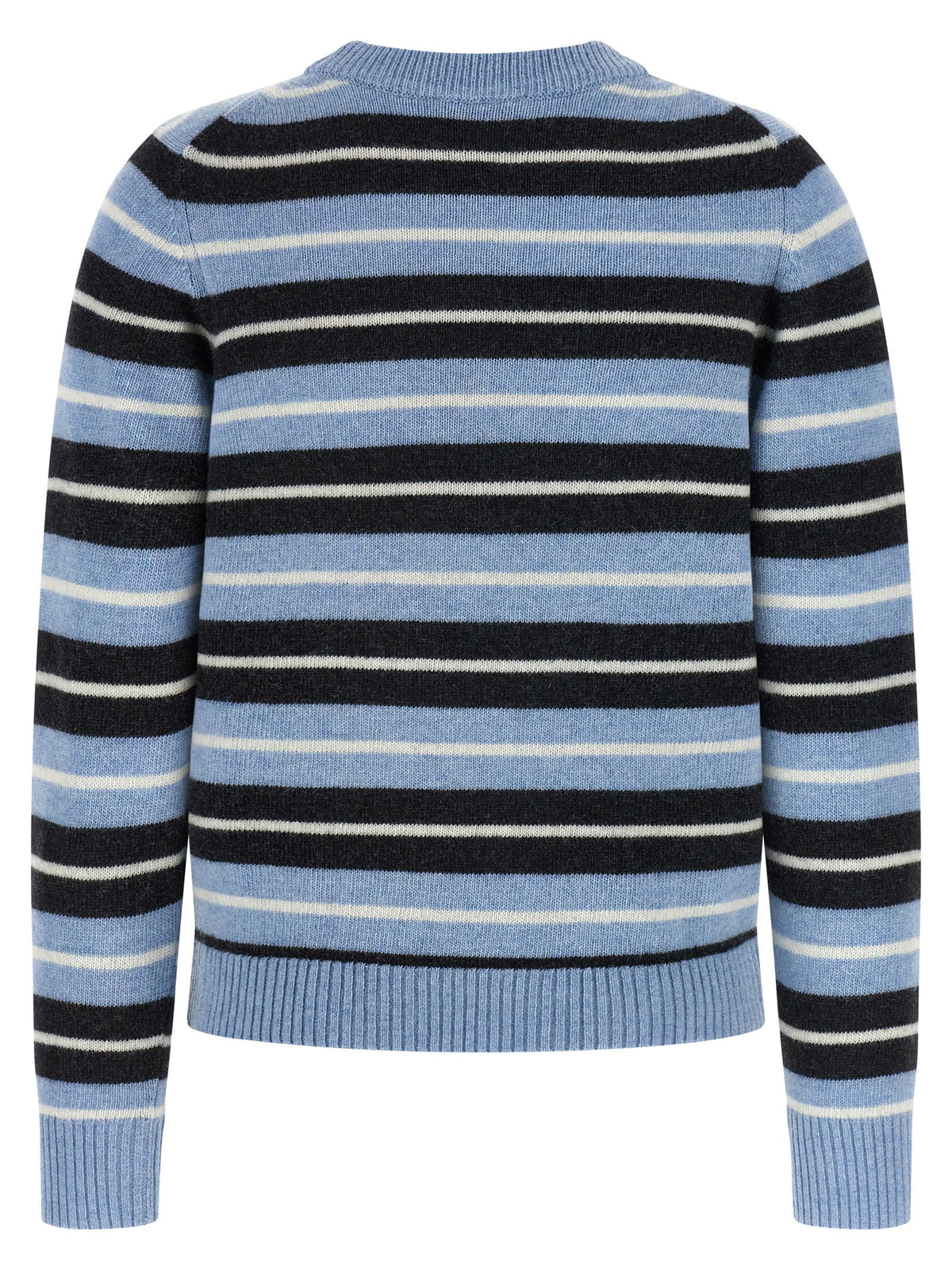Ganni Blue Wool Cardigan