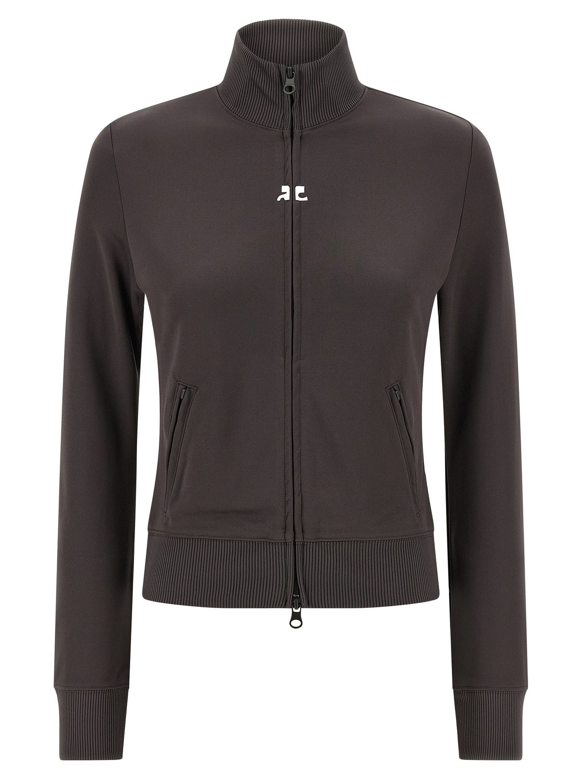 Courrèges Gray Polyester Sweatshirt
