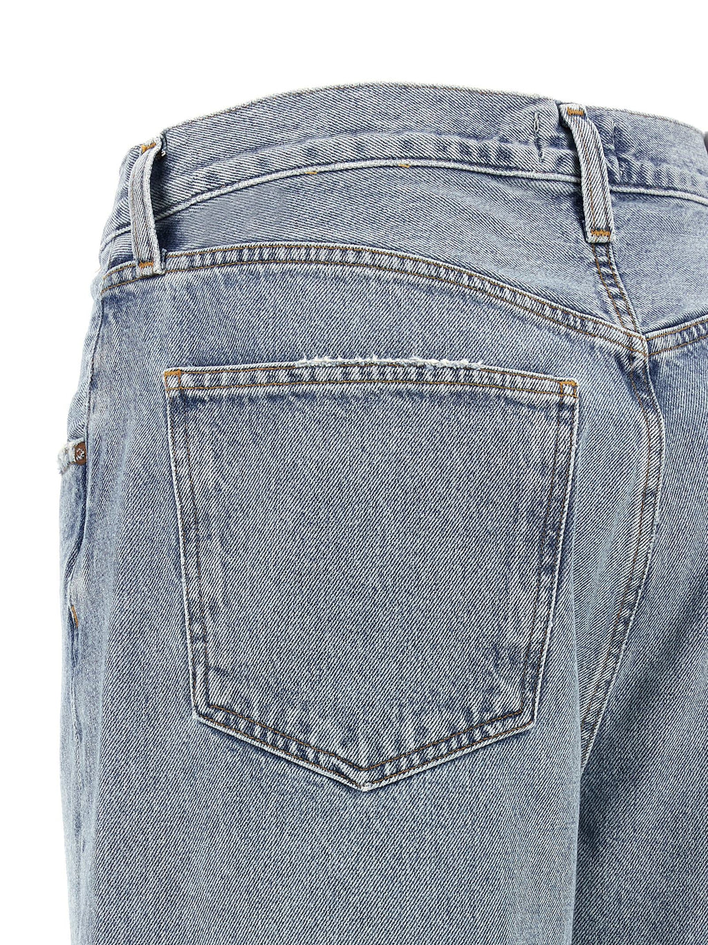 Agolde Blue Cotton Tapered Jeans