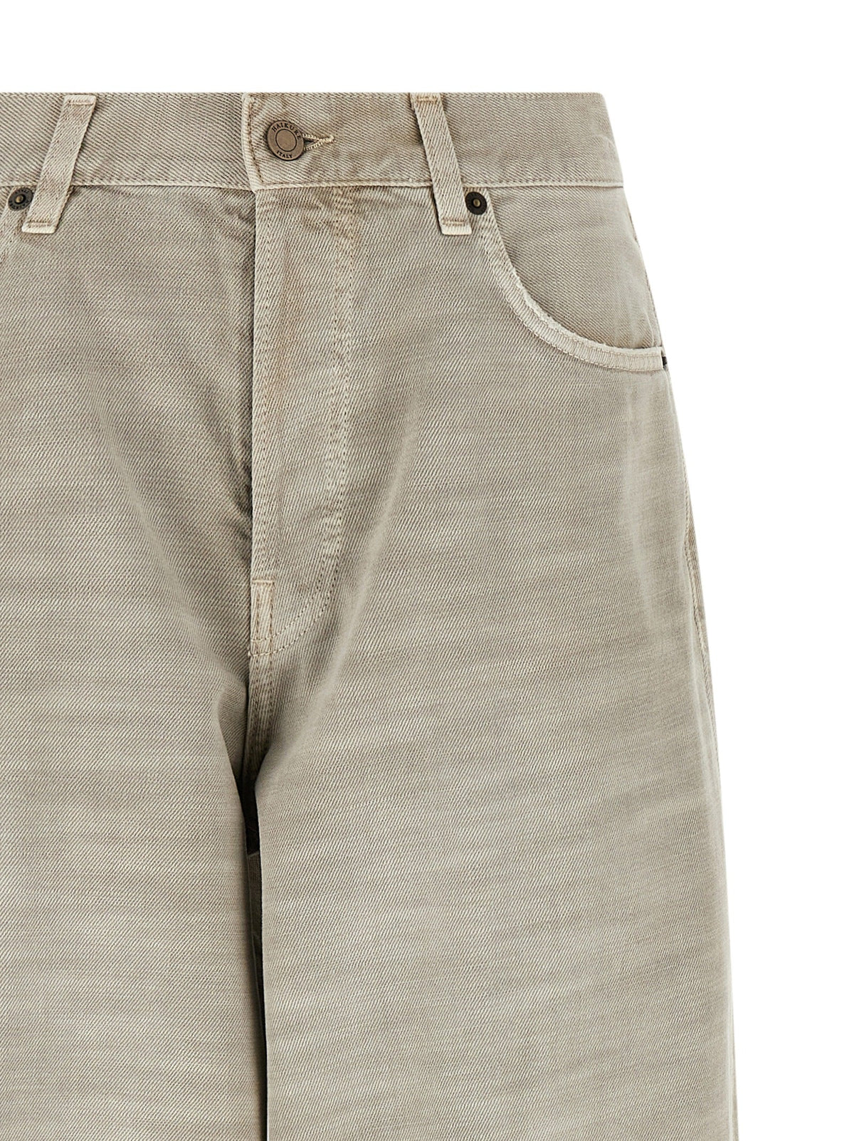 Haikure Gray Cotton Jeans Denim