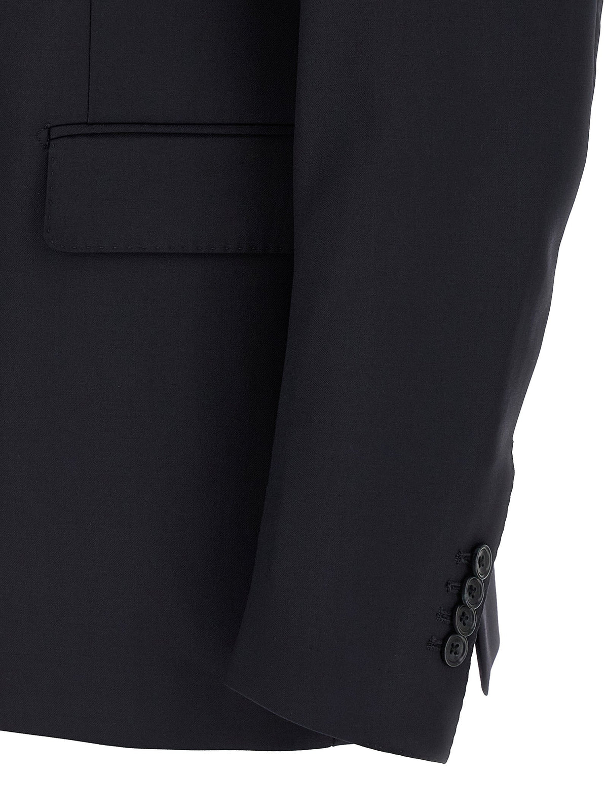 Tagliatore Blue Virgin Wool Two-Piece Suit