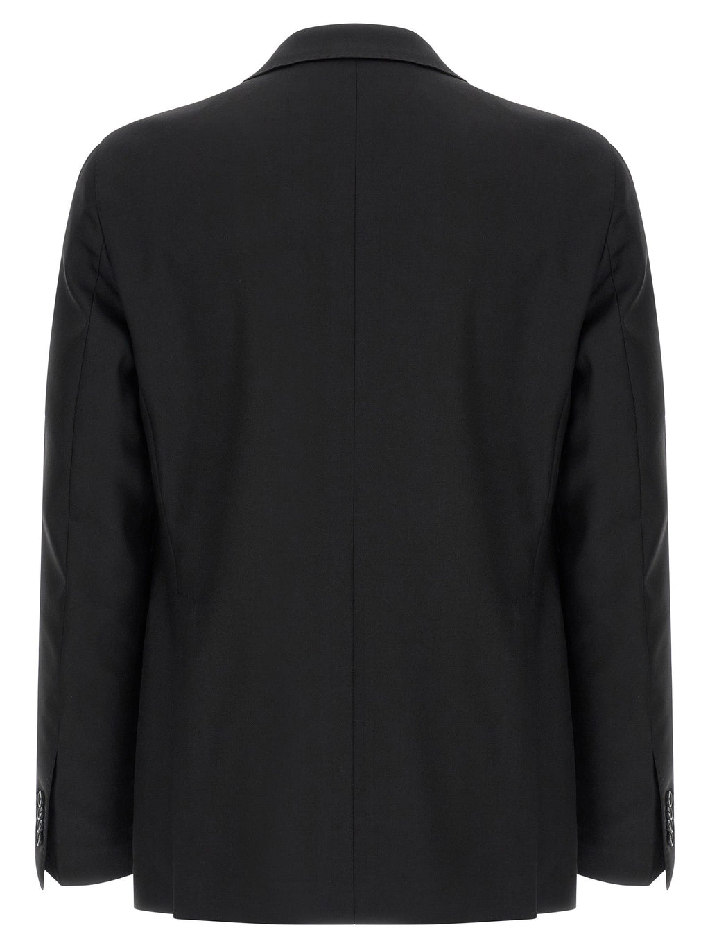 Tagliatore Black Virgin Wool Two-Piece Suit