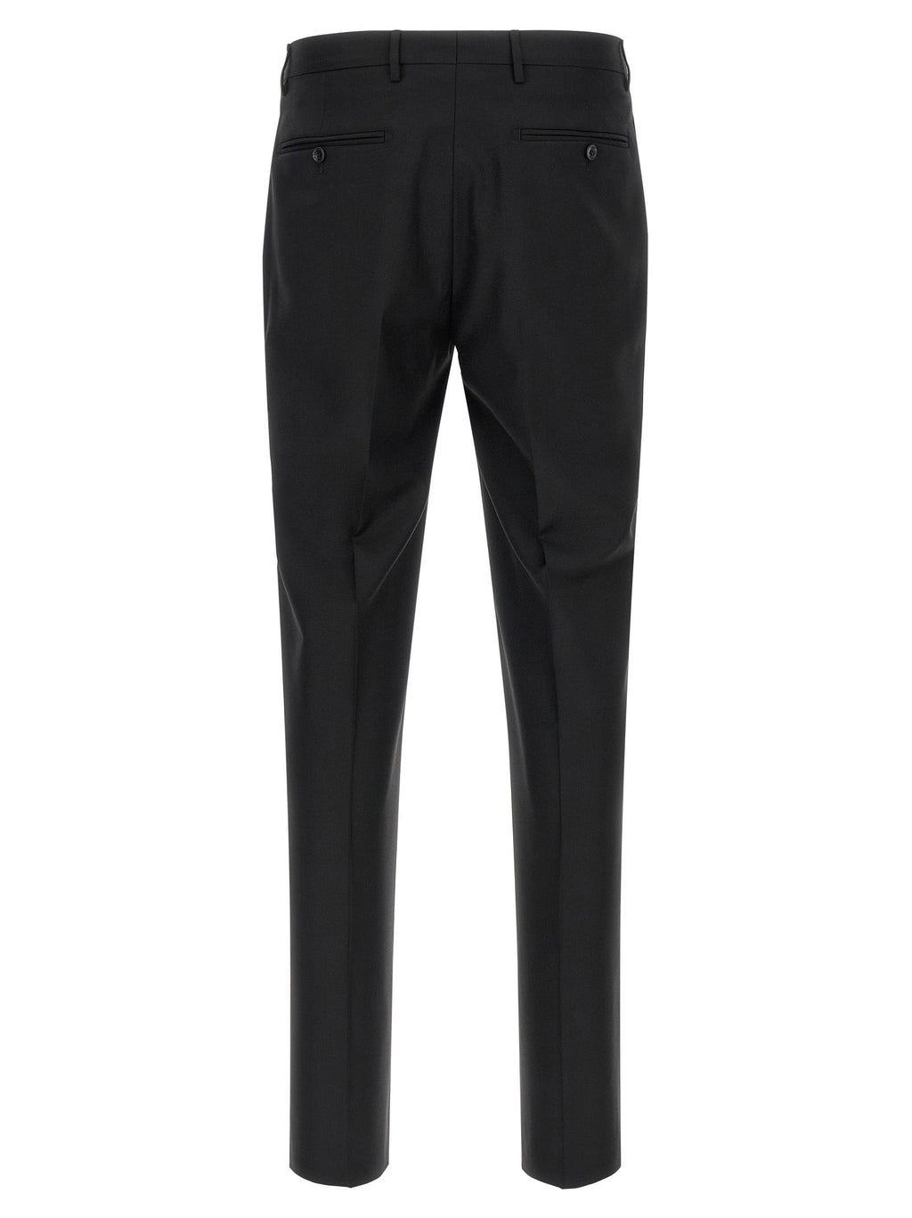 Tagliatore Black Virgin Wool Two-Piece Suit