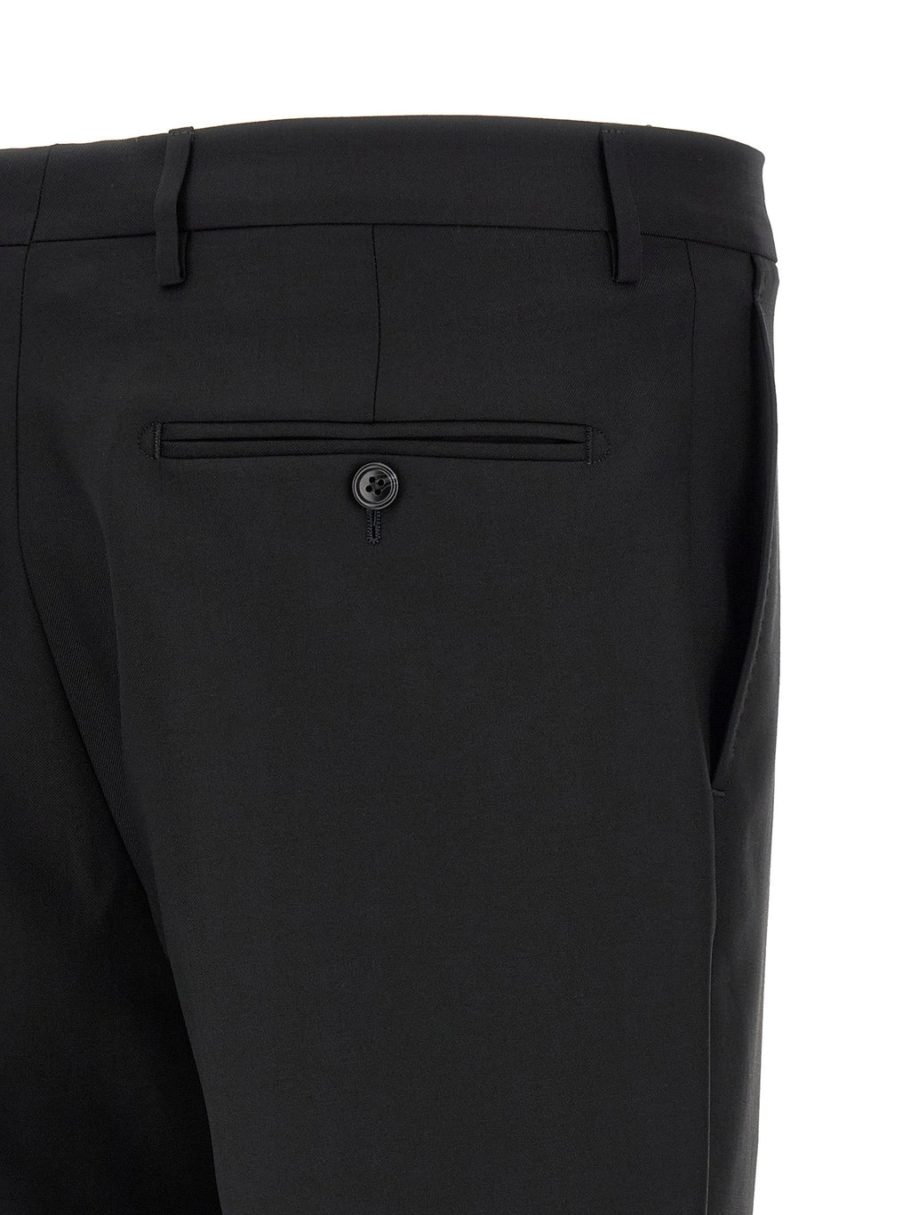 Tagliatore Black Virgin Wool Two-Piece Suit