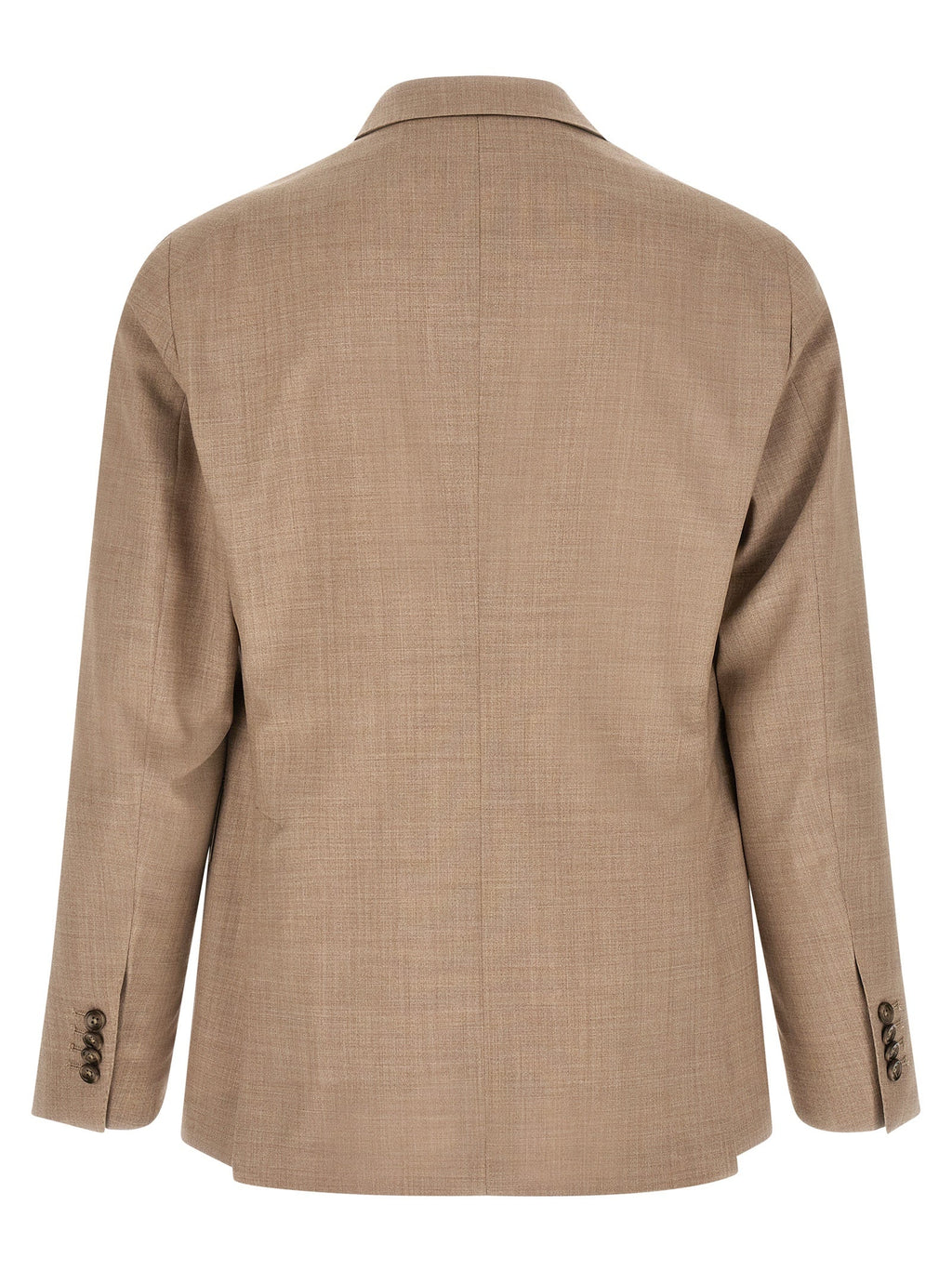 Tagliatore Beige Virgin Wool Two-Piece Suit