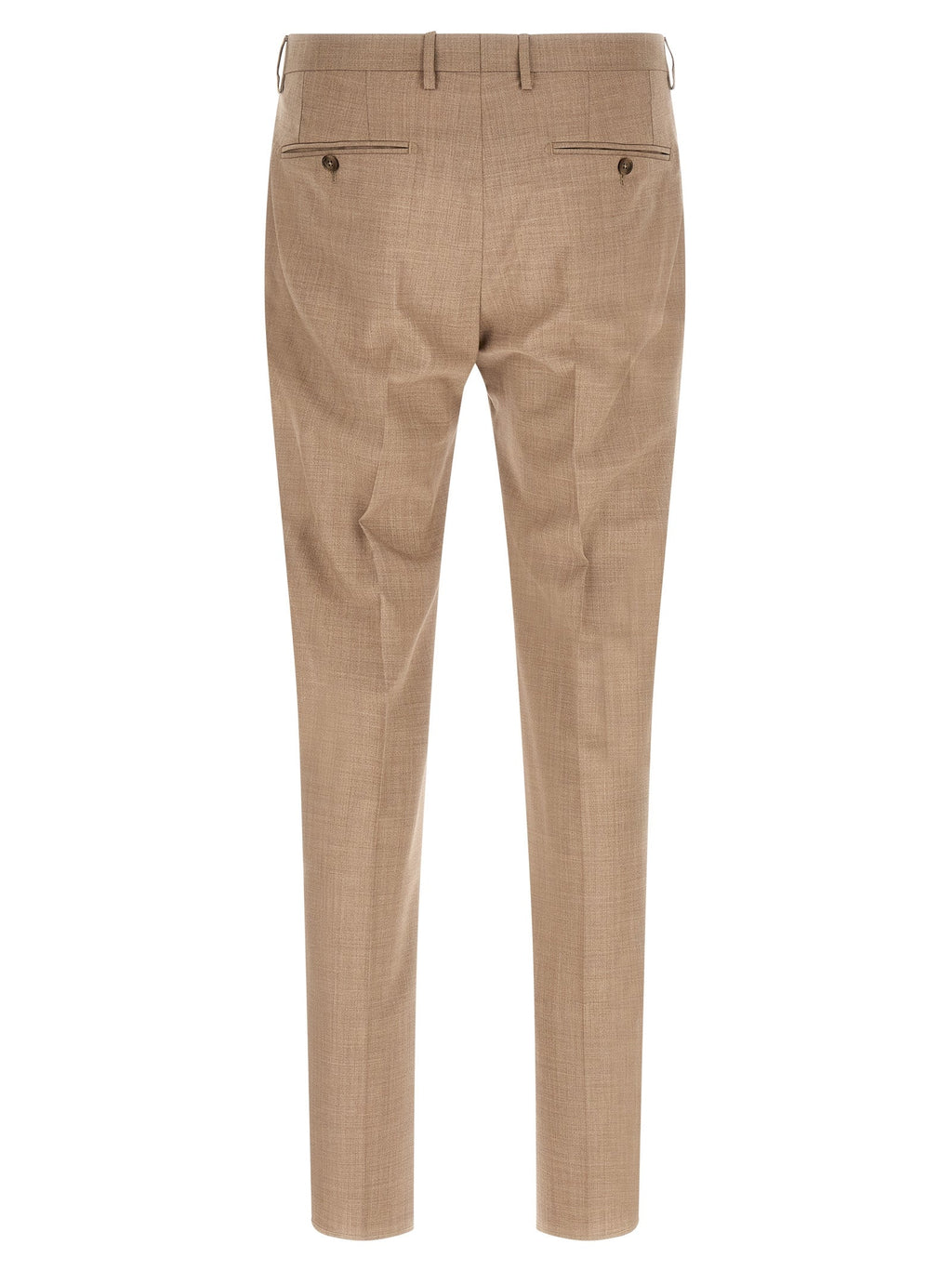 Tagliatore Beige Virgin Wool Two-Piece Suit