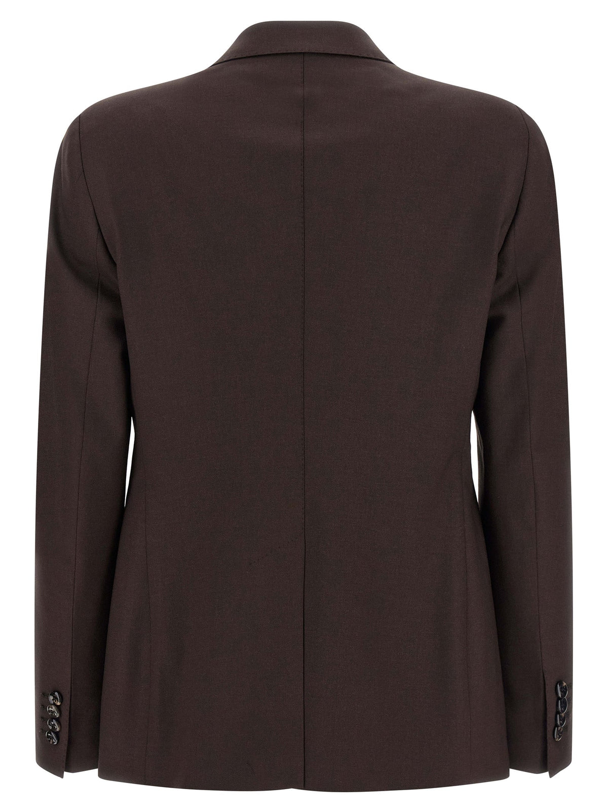 Tagliatore Brown Virgin Wool Blazer