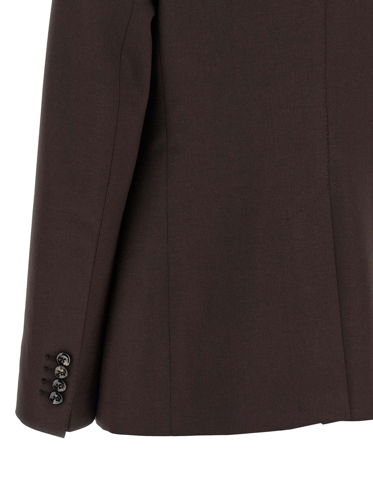 Tagliatore Brown Virgin Wool Blazer