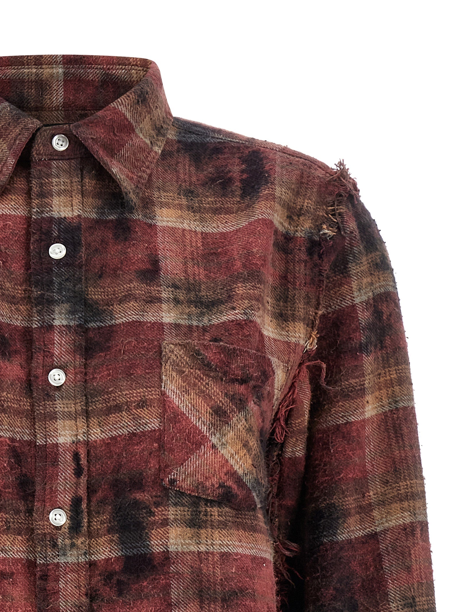 R13 Red Cotton Blouse