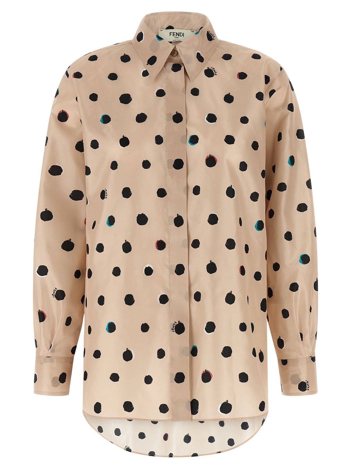 Fendi Multicolor Silk Blouse
