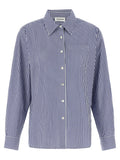 P.A.R.O.S.H. Blue Cotton Blouse