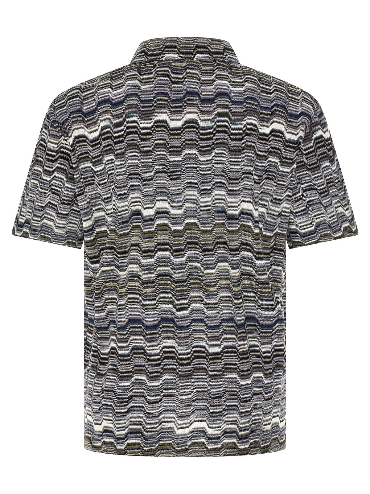 Missoni Bicolor Cotton Polo Shirt