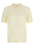 Roberto Collina Beige Cotton Polo Shirt