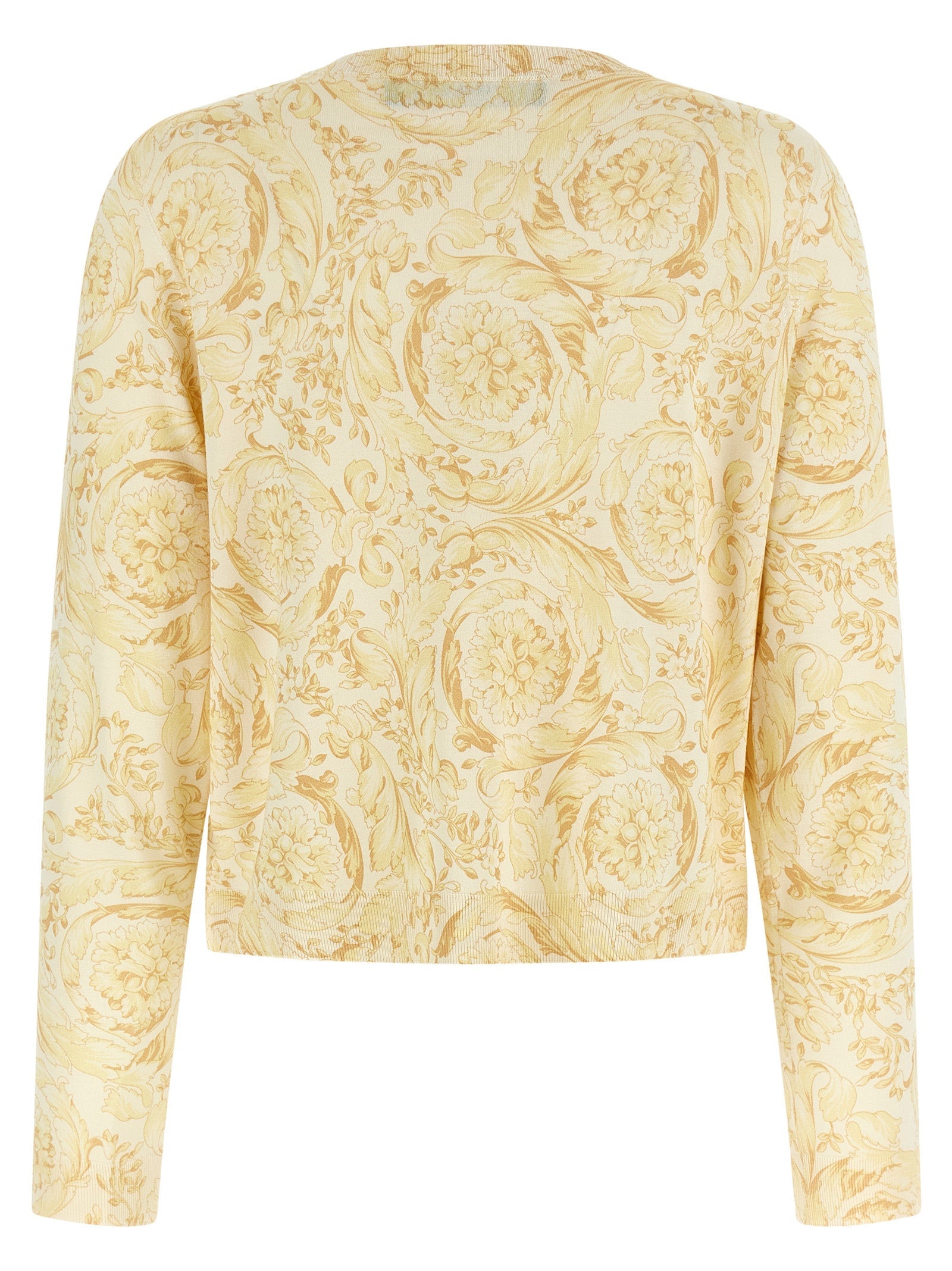 Versace Multicolor Silk Cardigan