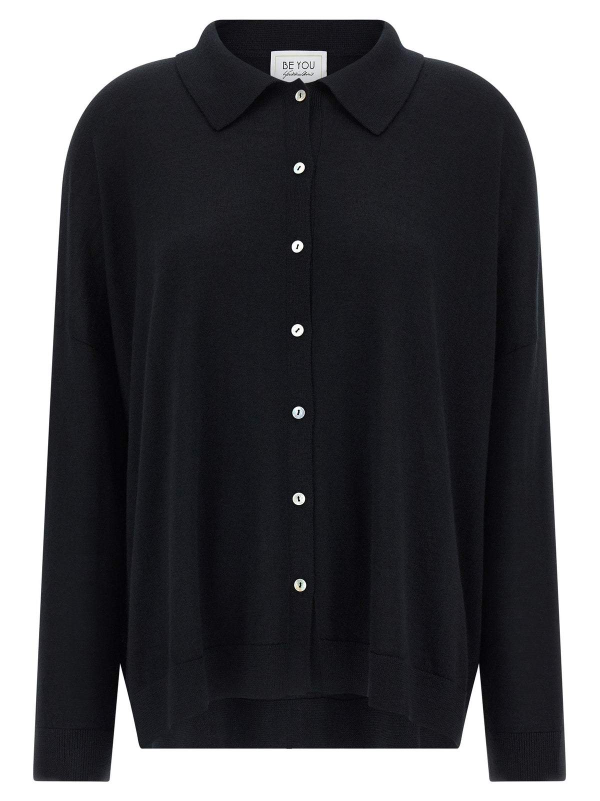 BE YOU Black Cashmere Cardigan