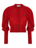 Vivienne Westwood Red Wool Cardigan