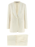 Tagliatore White Virgin Wool Two-Piece Suit