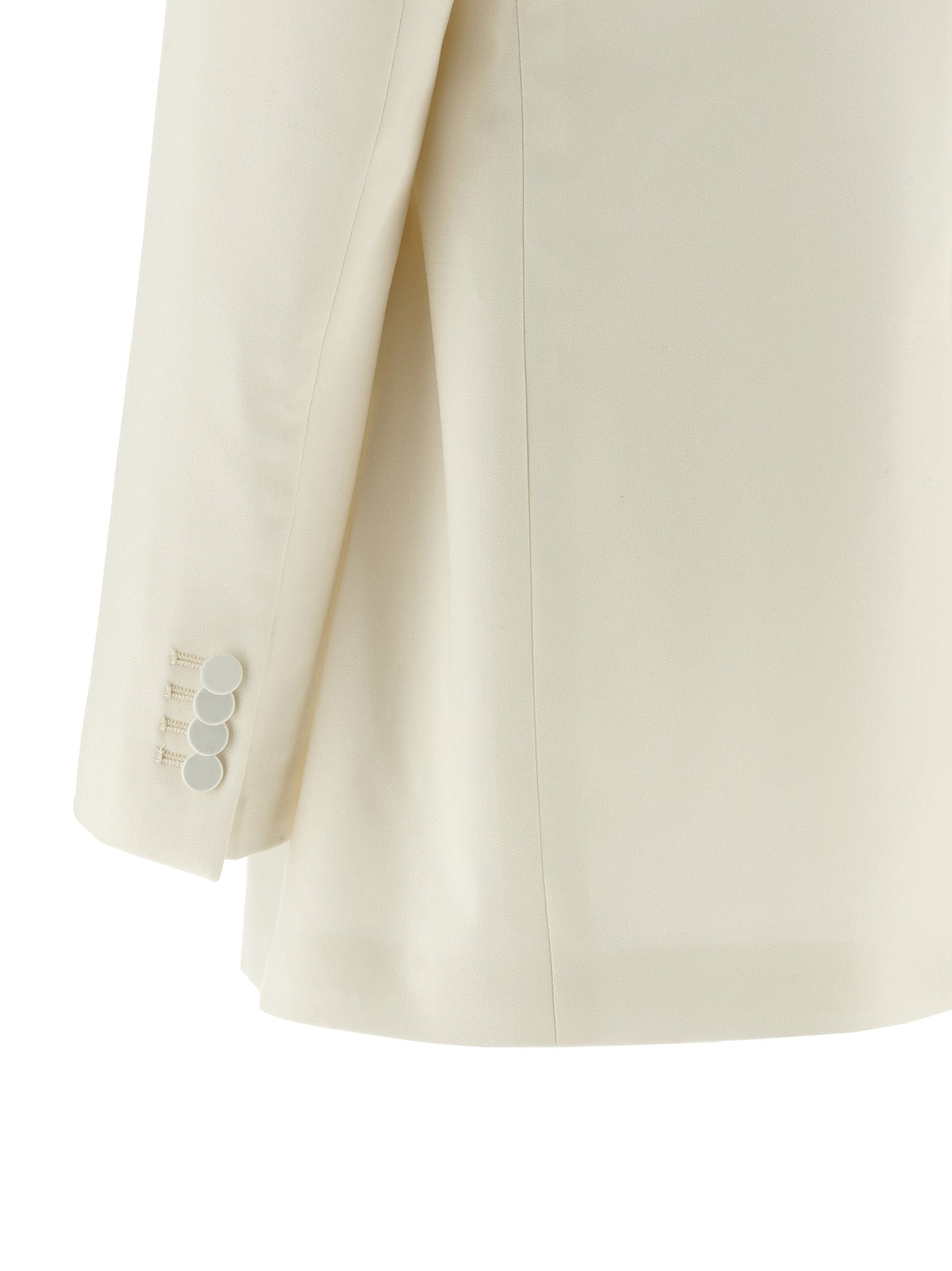 Tagliatore White Virgin Wool Two-Piece Suit
