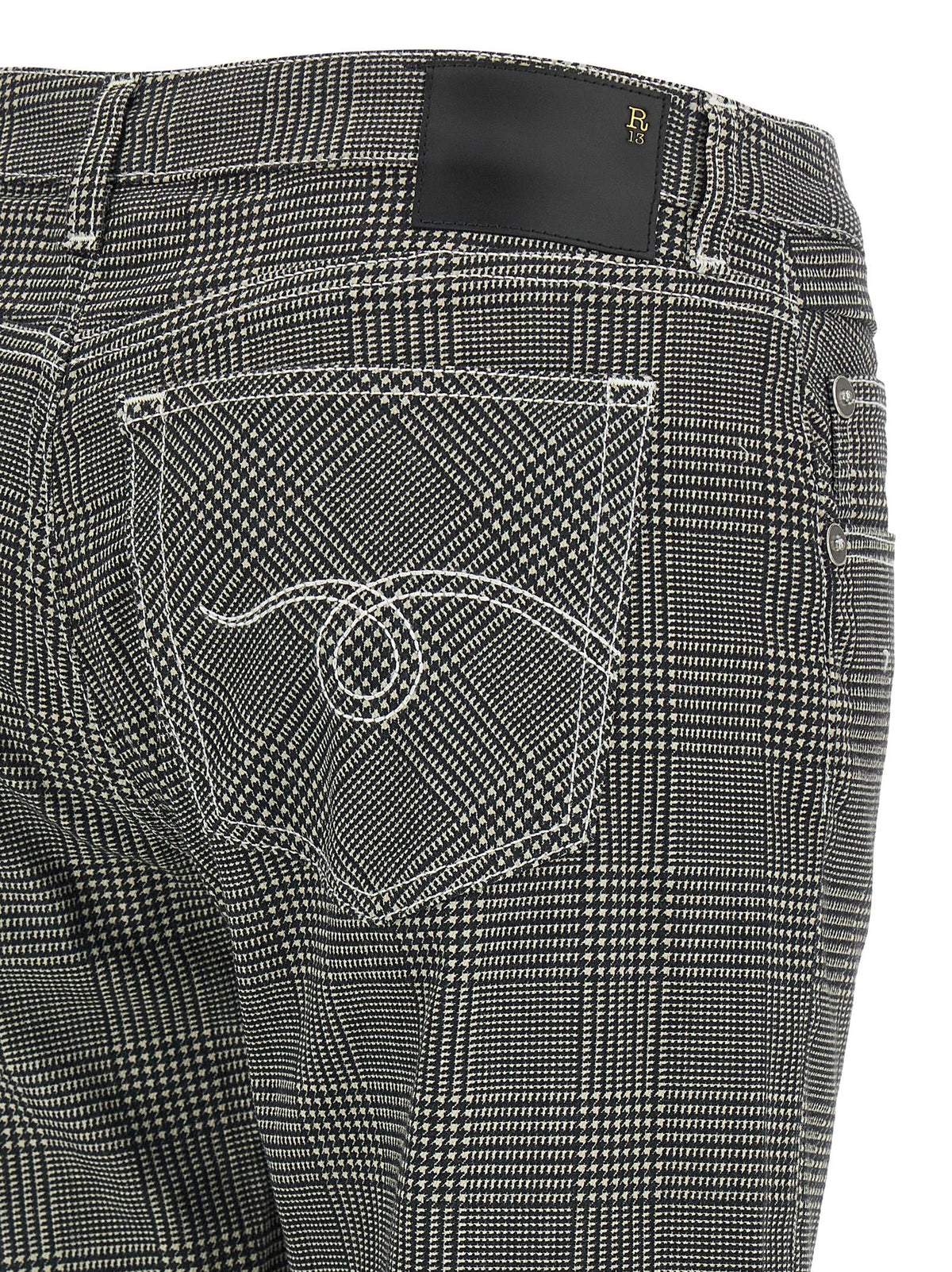 R13 Bicolor Cotton Casual Pants