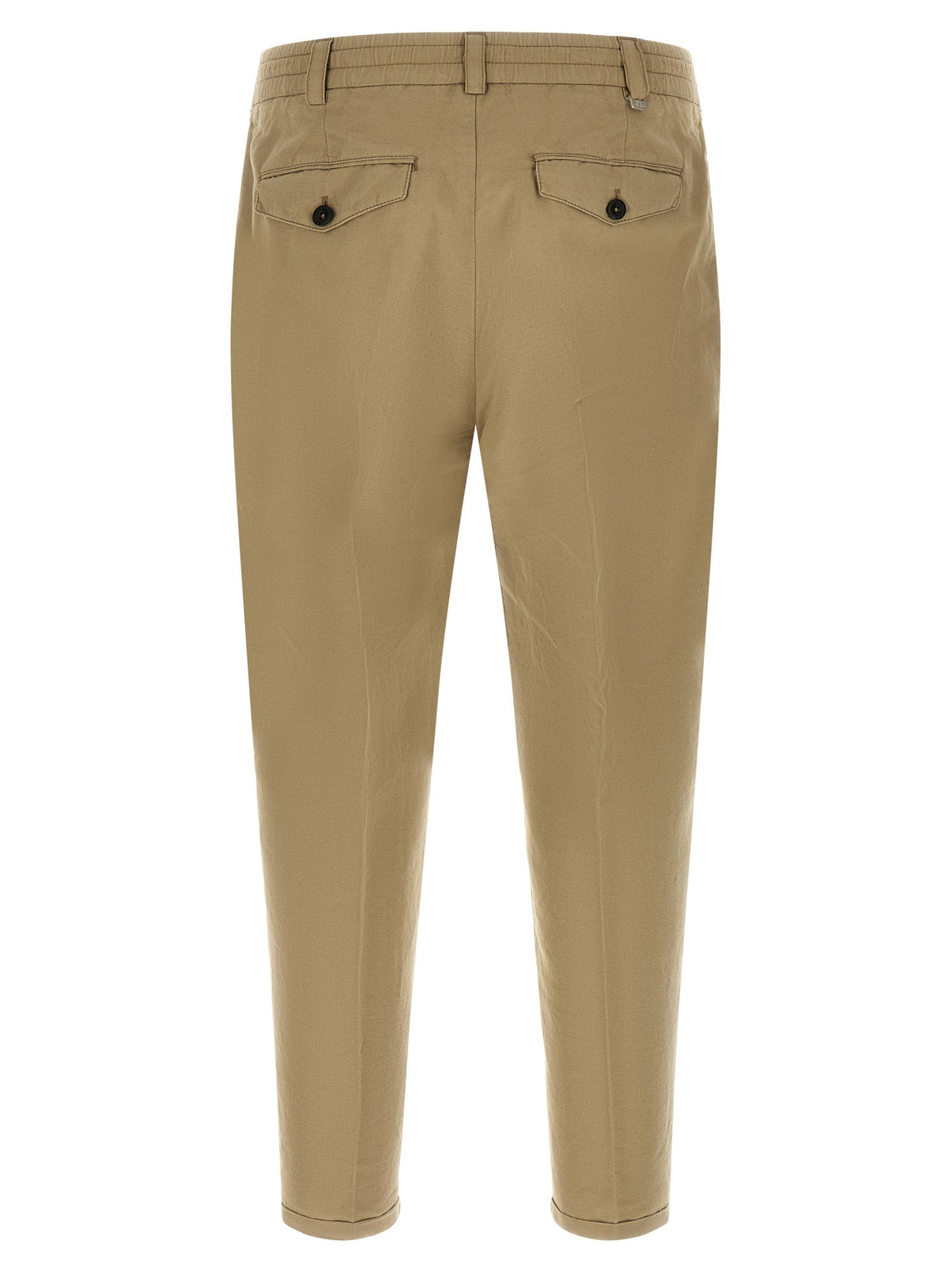 PT Torino Beige Linen Casual Pants