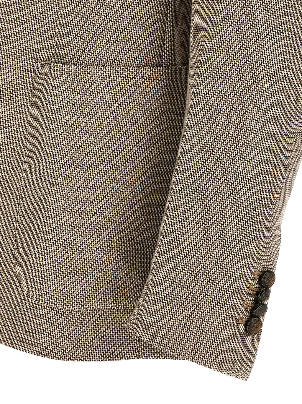 Tagliatore Brown Cotton Blazer