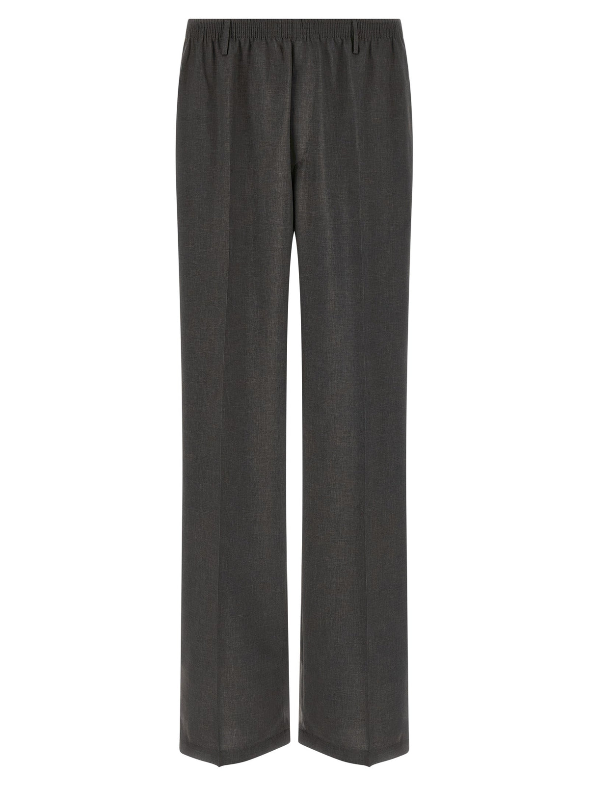 CELLAR DOOR Gray Polyester Casual Pants