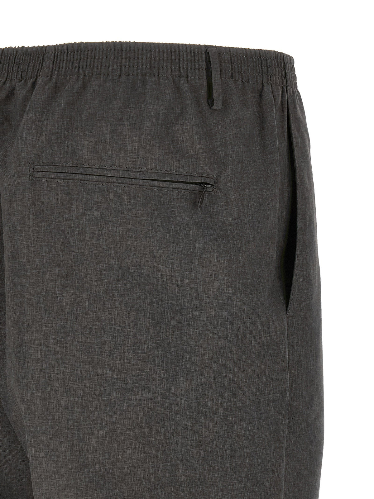 CELLAR DOOR Gray Polyester Casual Pants