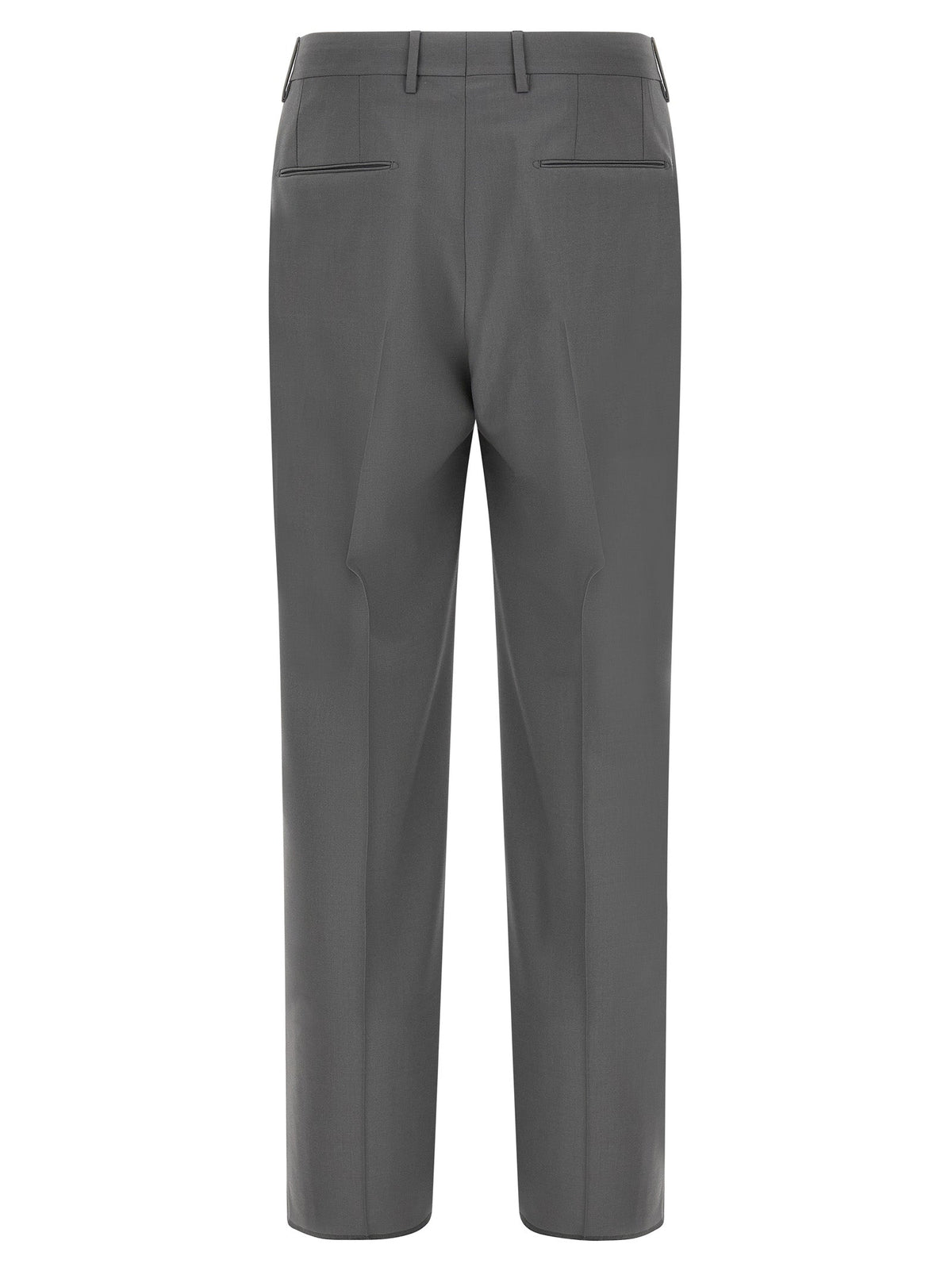 Tagliatore Gray Virgin Wool Two-Piece Suit