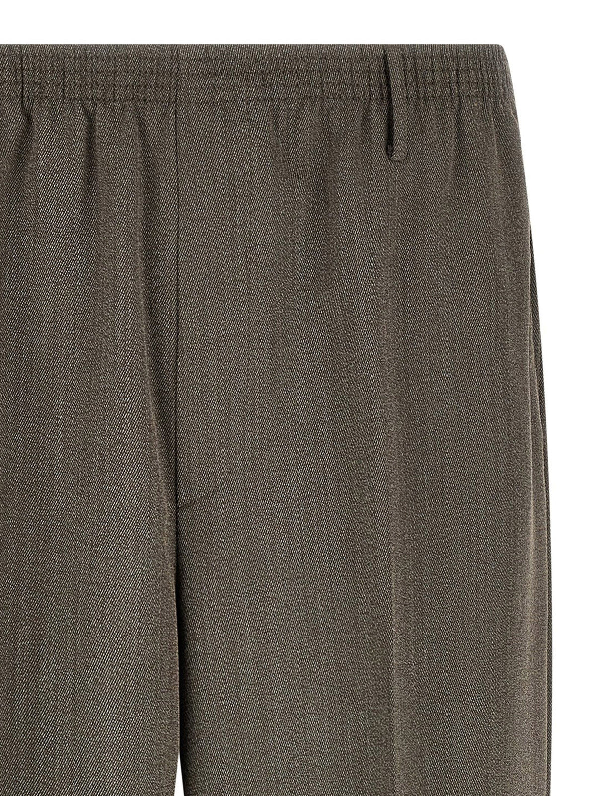 CELLAR DOOR Brown Virgin Wool Casual Pants