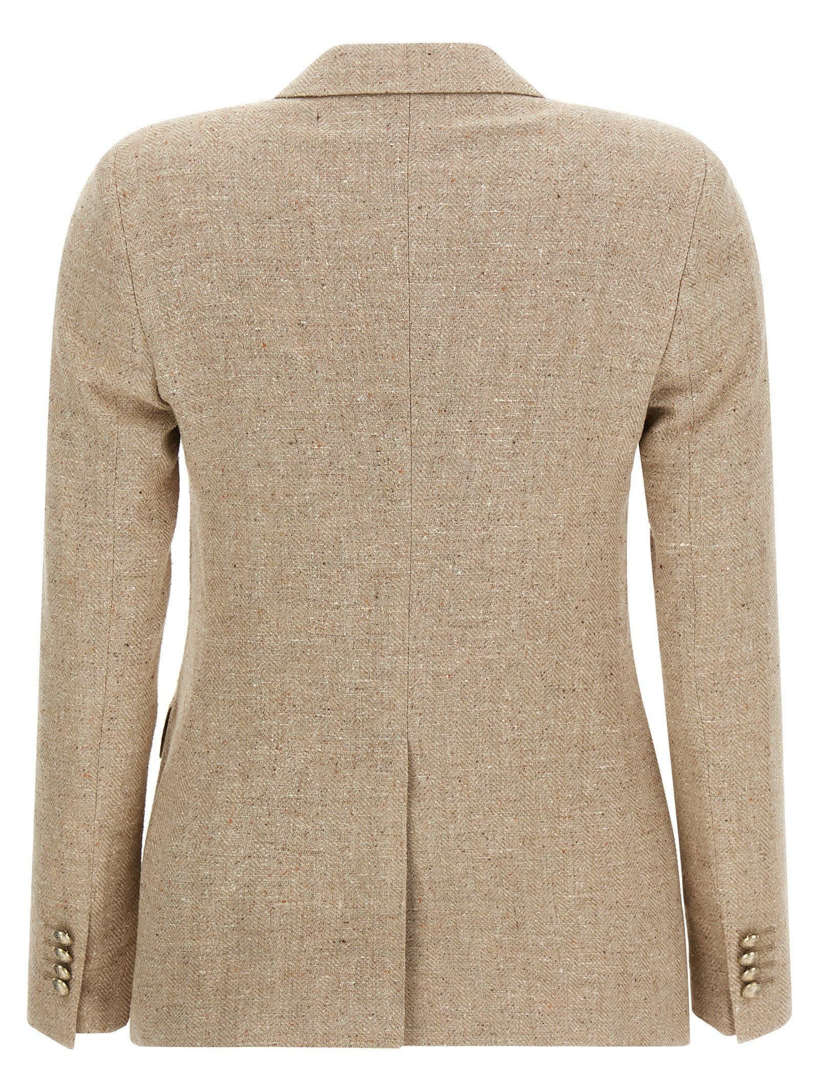 Tagliatore Beige Cotton Blazer
