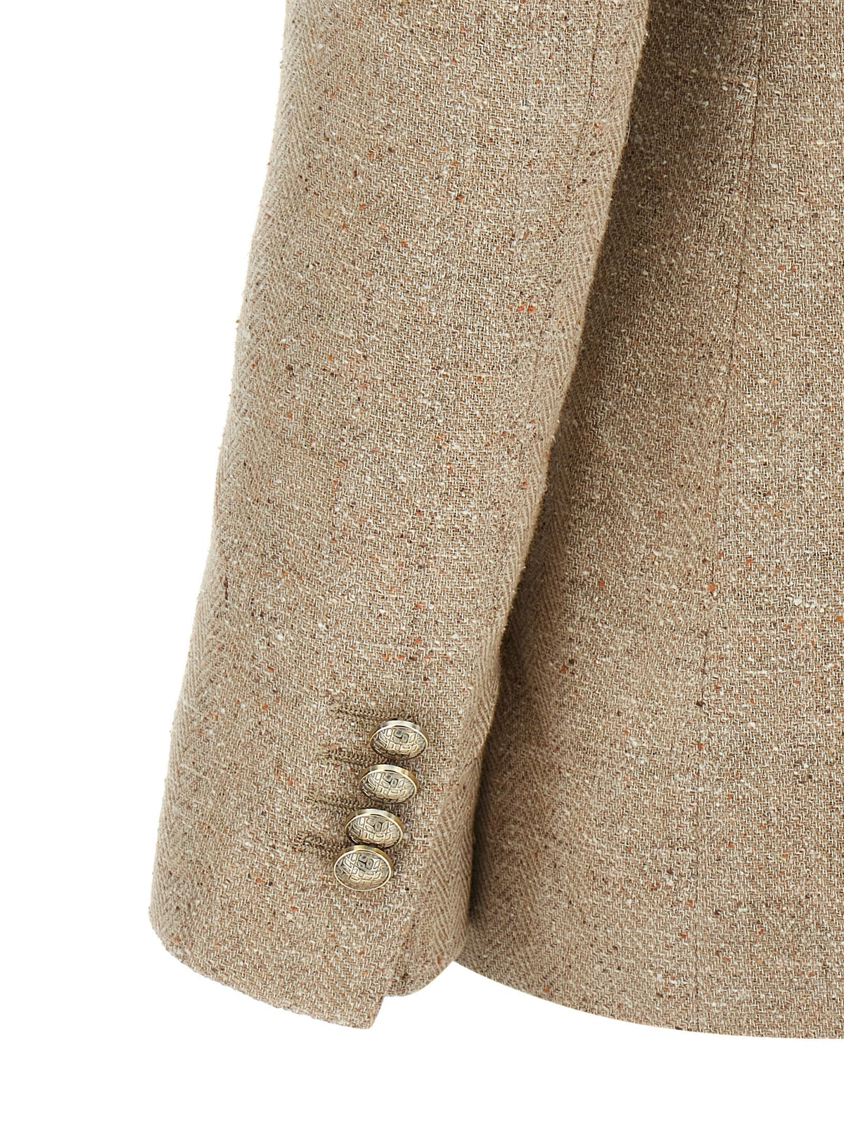 Tagliatore Beige Cotton Blazer