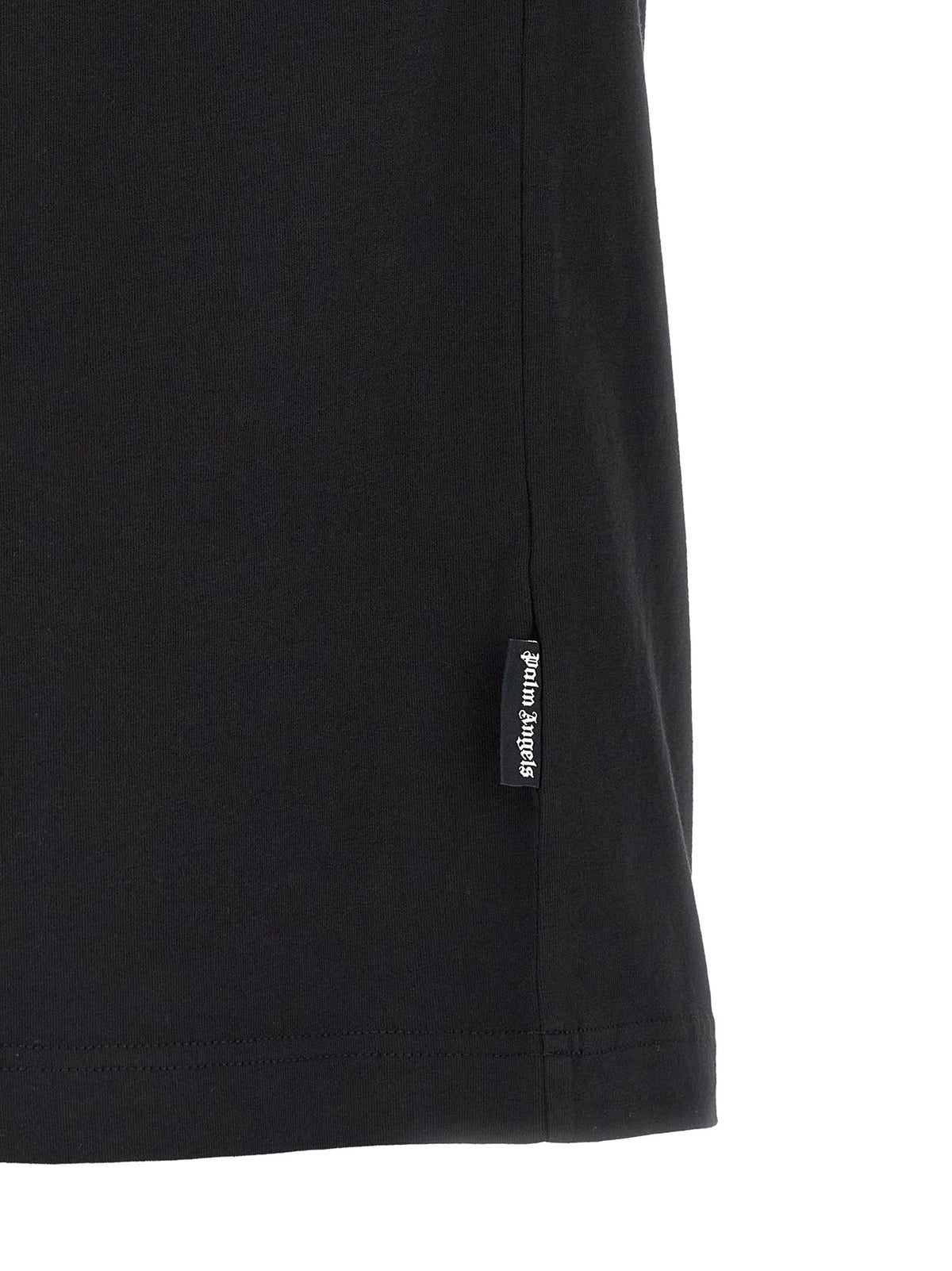 Palm Angels Black Cotton T-Shirt