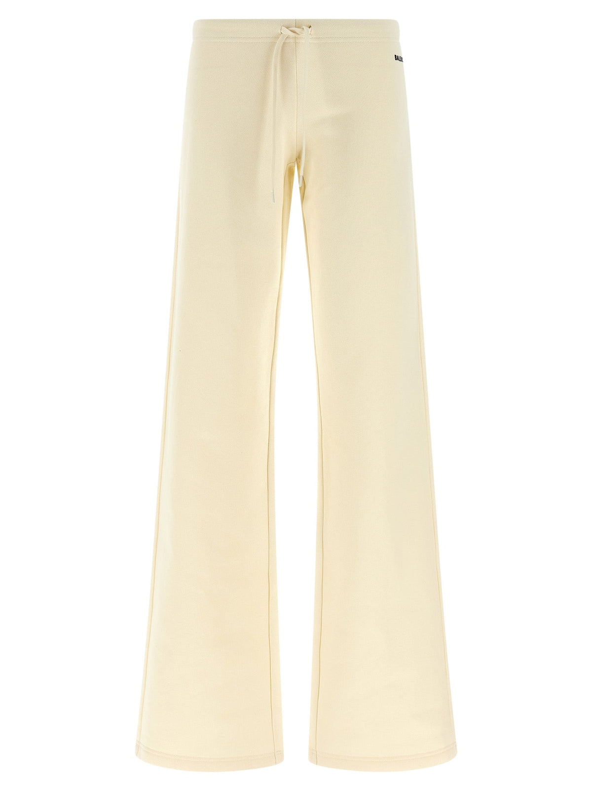 Balenciaga White Cotton Flared Pants