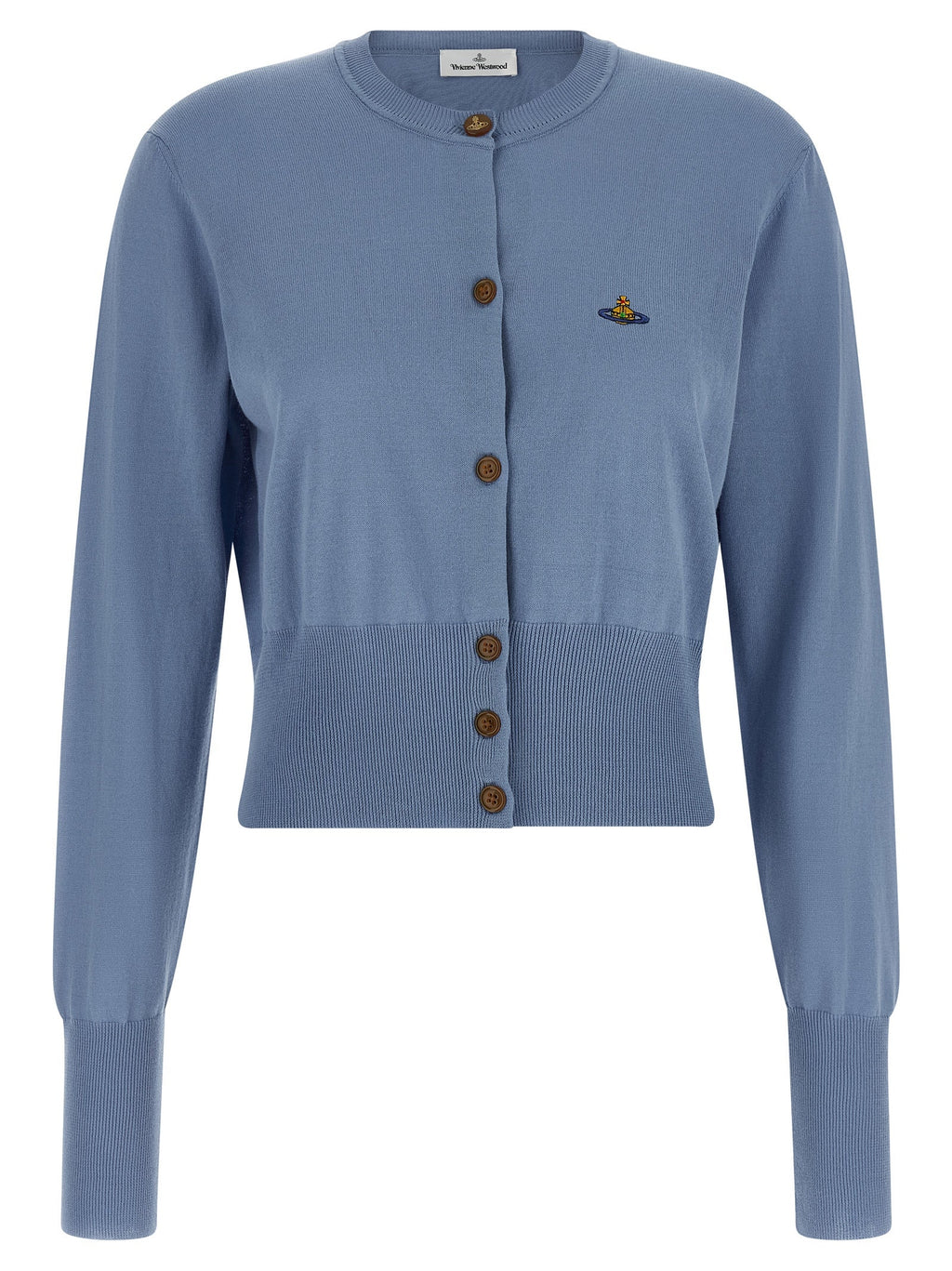 Vivienne Westwood Blue Cotton Cardigan