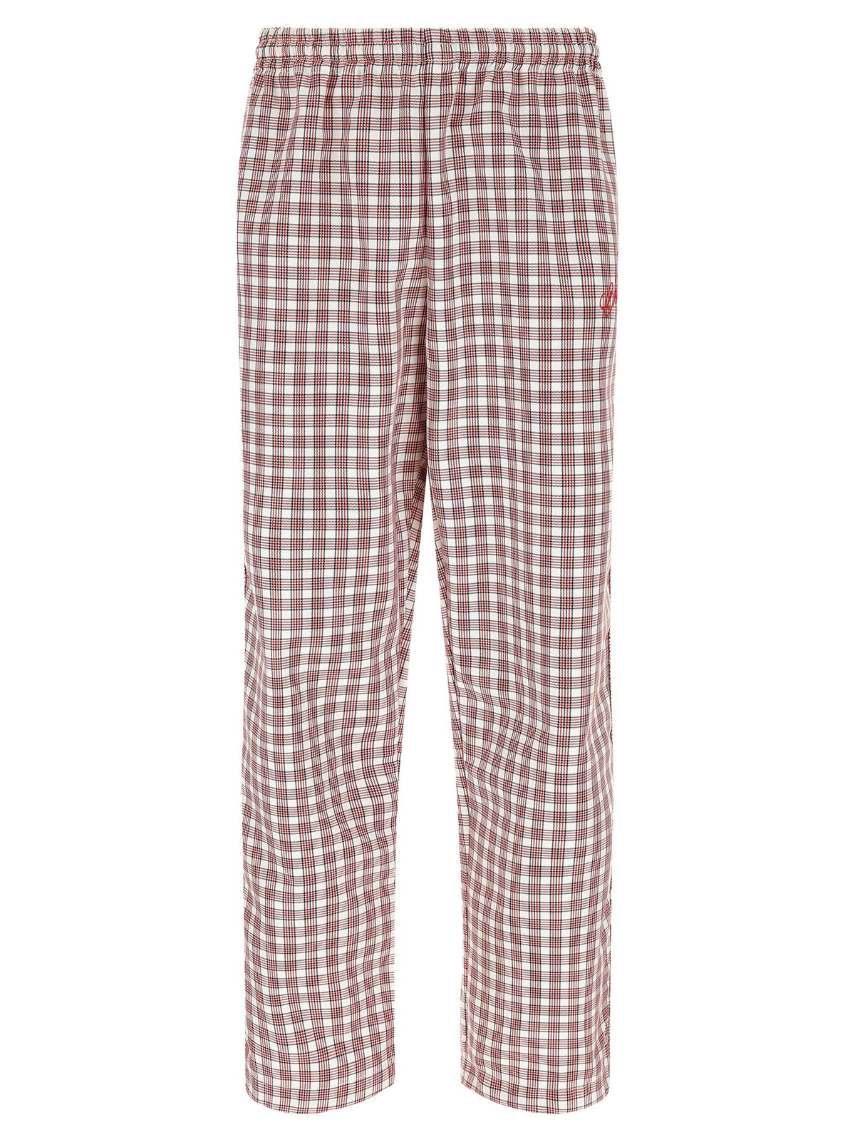 WILLY CHAVARRIA Red Polyester Casual Pants