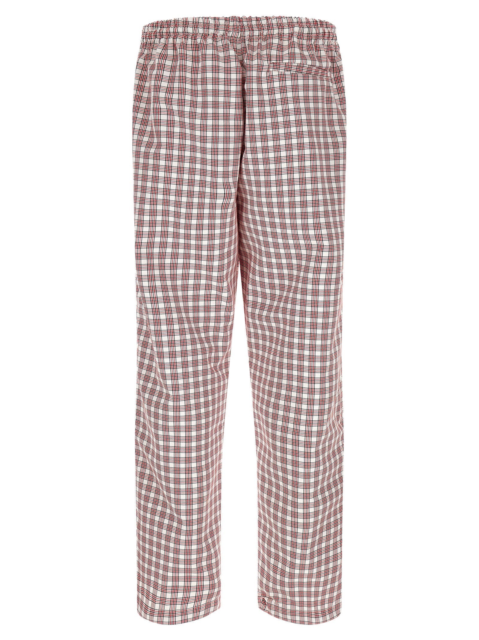WILLY CHAVARRIA Red Polyester Casual Pants