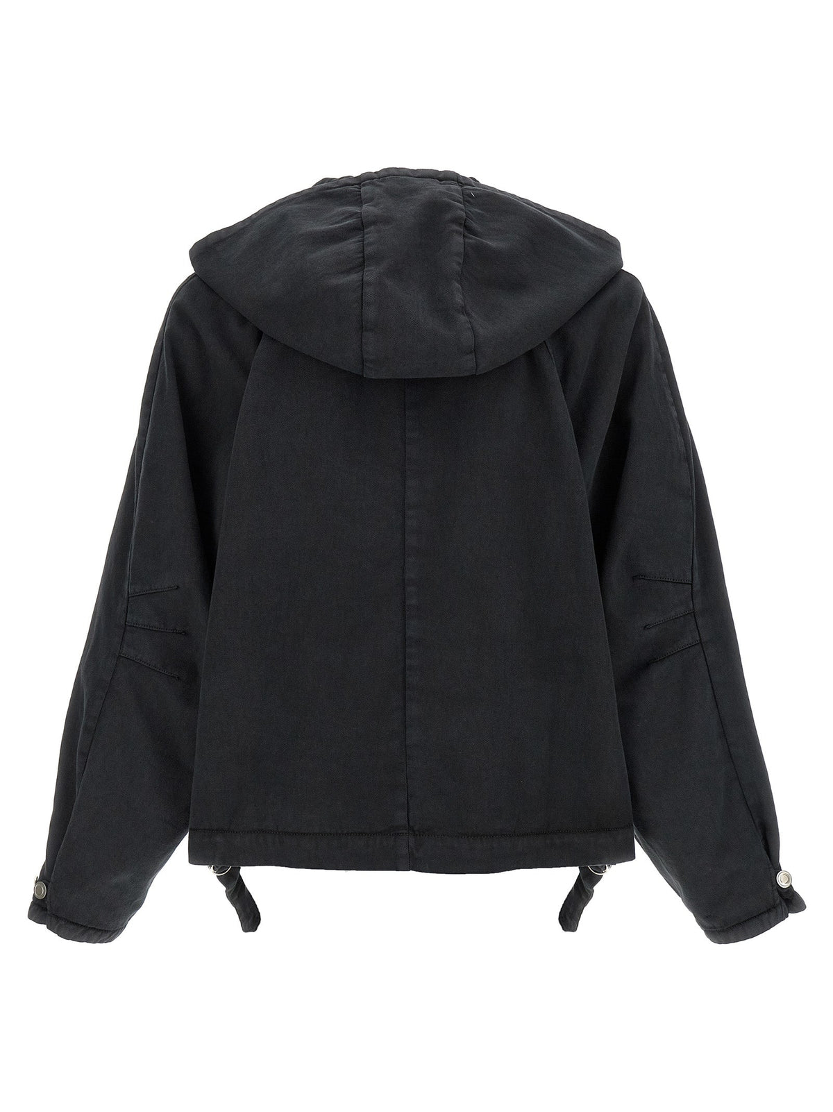 Namacheko Black Cotton Shell Jacket