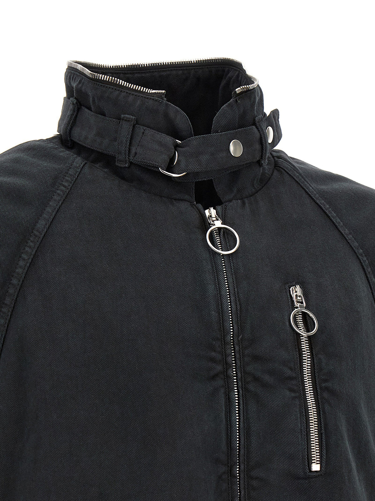 Namacheko Black Cotton Shell Jacket