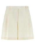 Brioni White Silk Bermuda Shorts