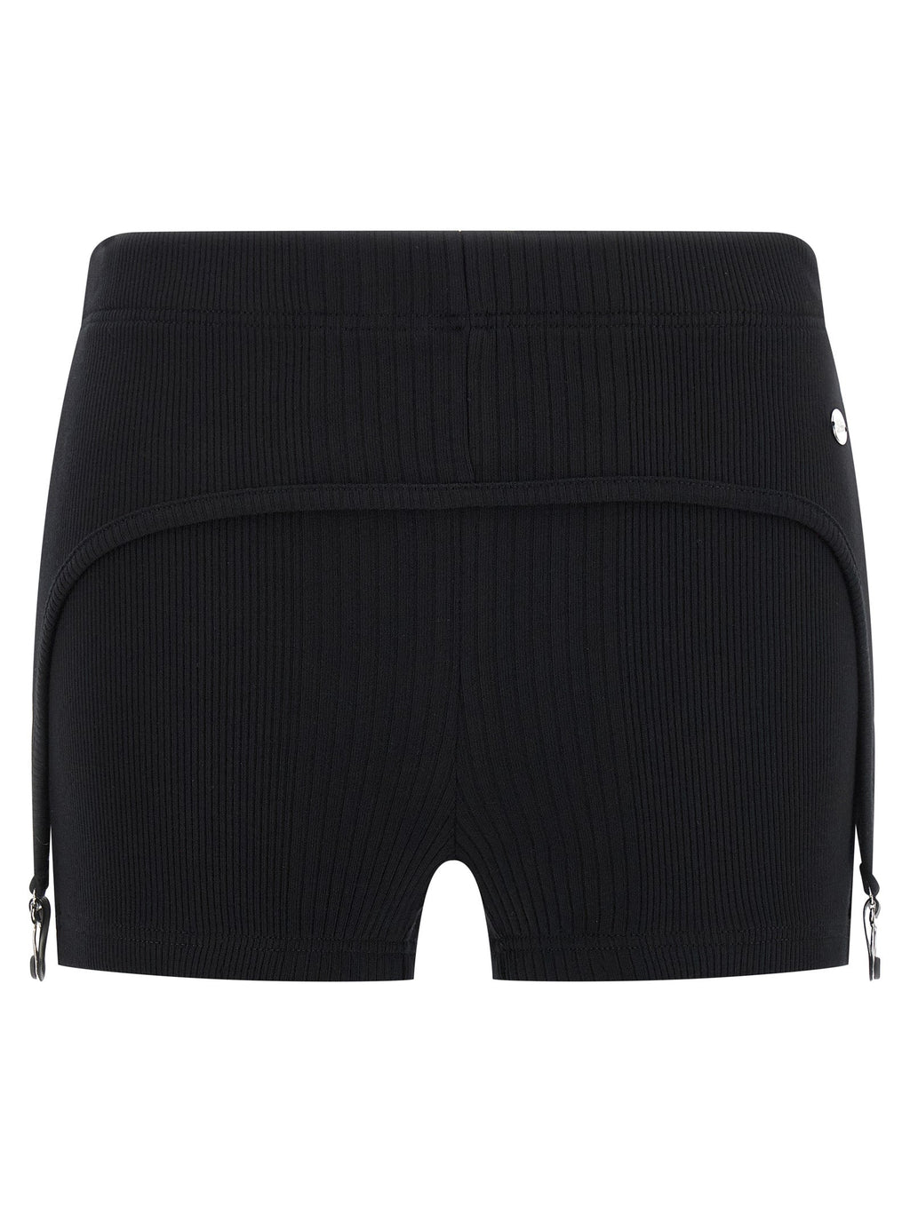 Jean Paul Gaultier Black Cotton Bermuda Shorts