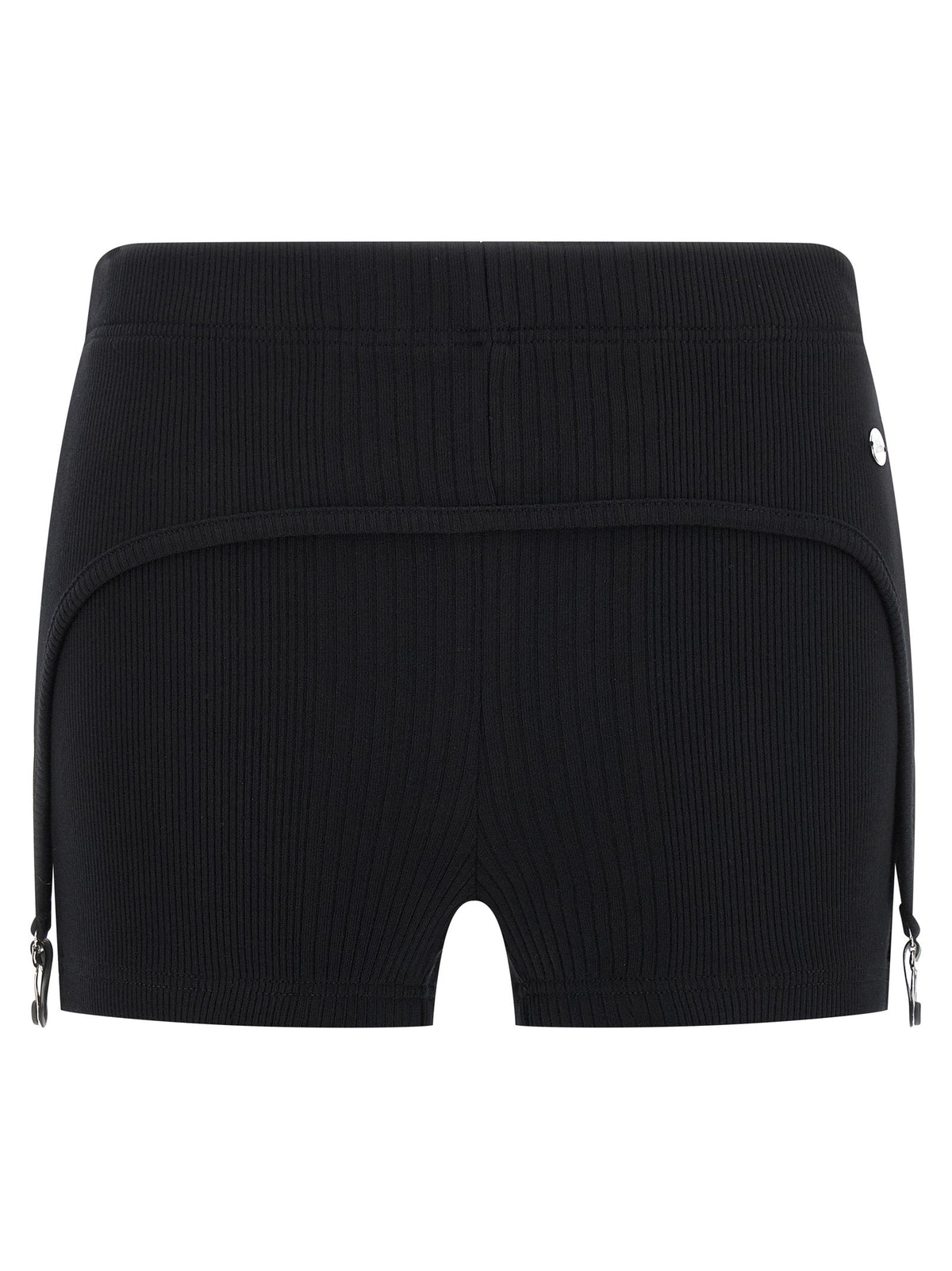 Jean Paul Gaultier Black Cotton Bermuda Shorts