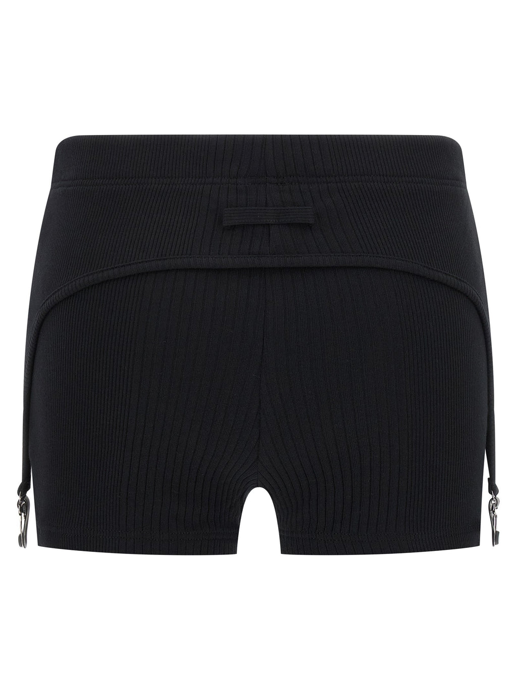 Jean Paul Gaultier Black Cotton Bermuda Shorts