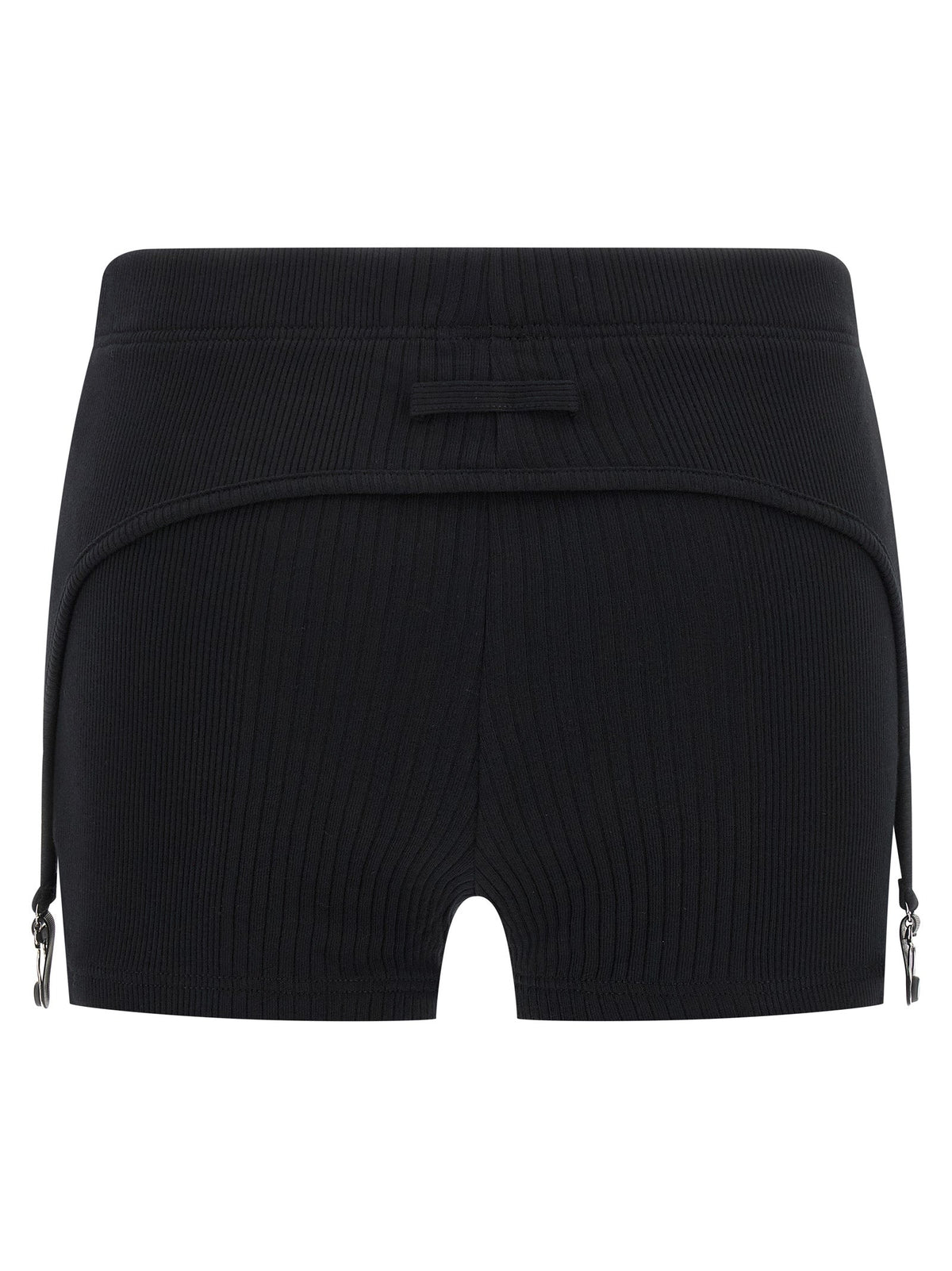 Jean Paul Gaultier Black Cotton Bermuda Shorts