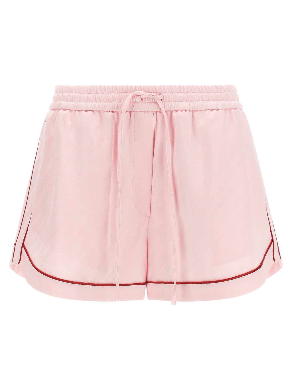 Off-White Multicolor Viscose Bermuda Shorts