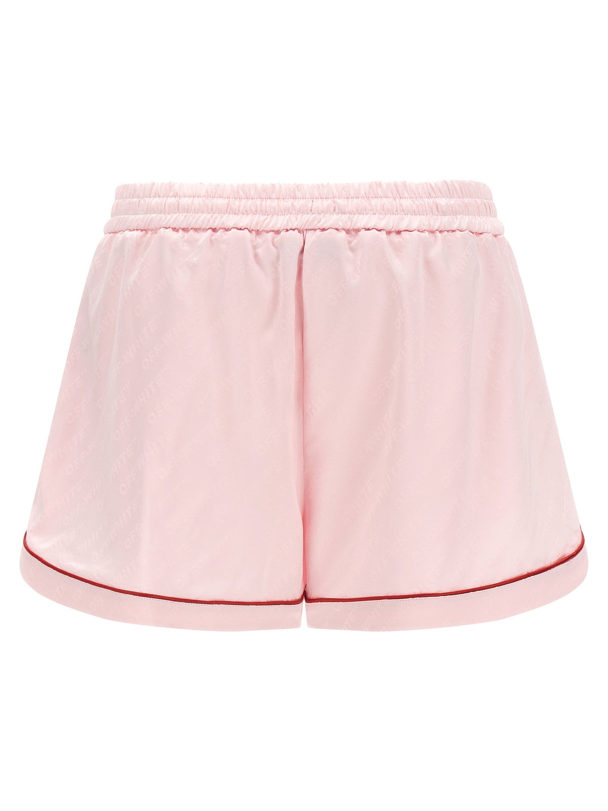 Off-White Multicolor Viscose Bermuda Shorts