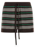 P.A.R.O.S.H. Brown Wool Bermuda Shorts