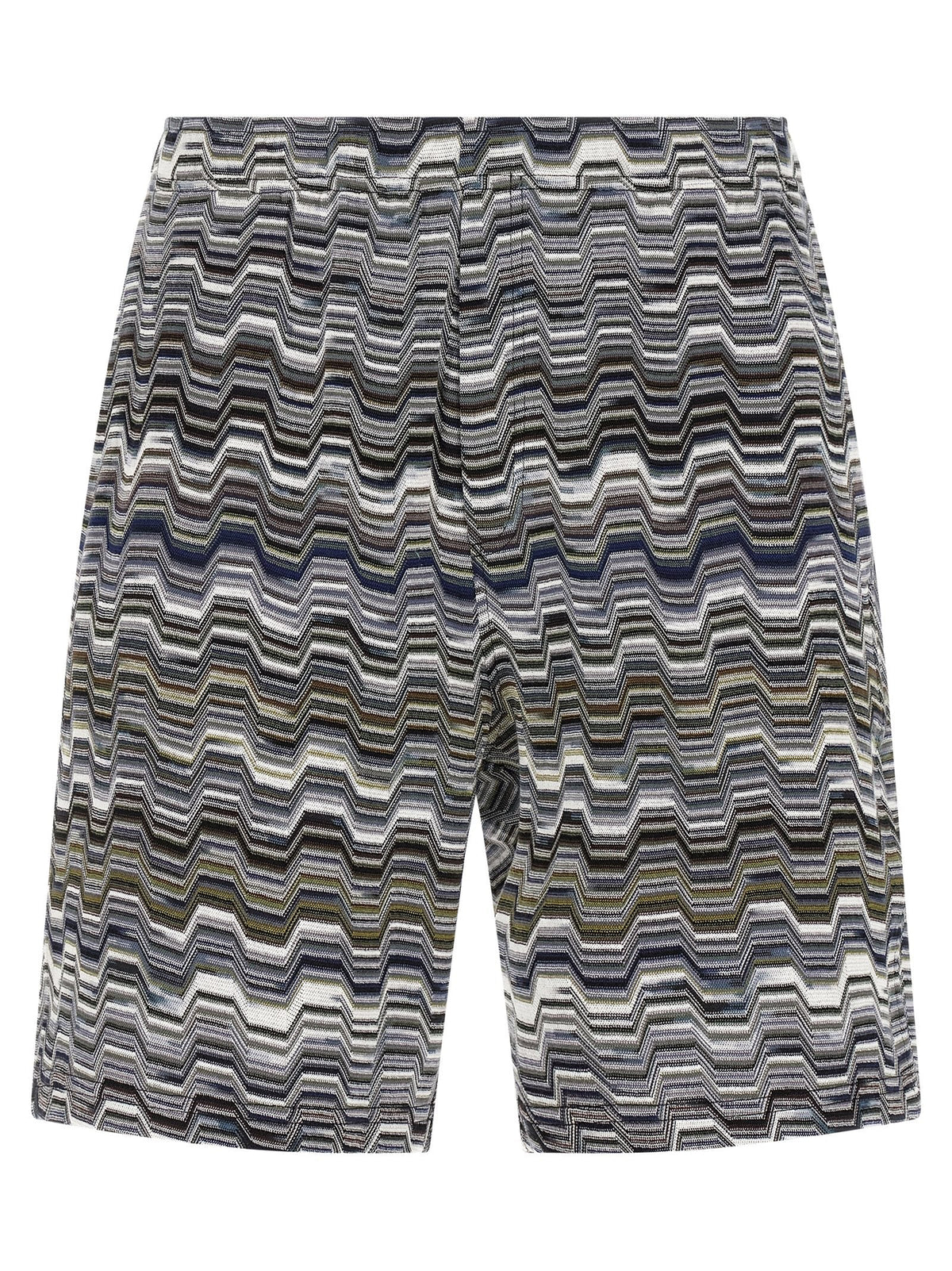 Missoni Bicolor Cotton Bermuda Shorts