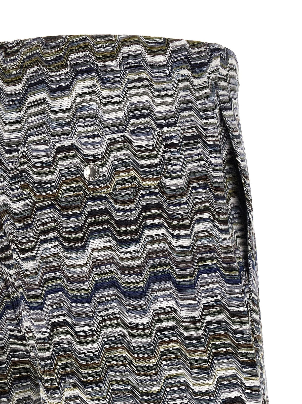 Missoni Bicolor Cotton Bermuda Shorts
